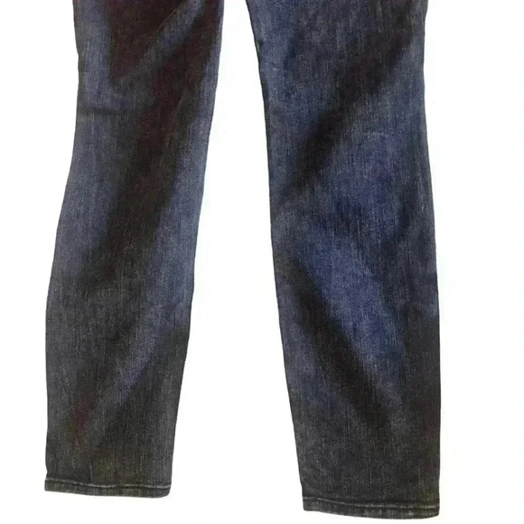 Paige Hoxton Ankle Faded Black Cotton Jeans - Picture 6 of 8